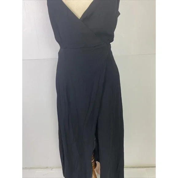BNWT Kookaï HUNTINGTON WRAP DRESS BLACK Colour Size 34 AU 10 - Picture 3 of 10
